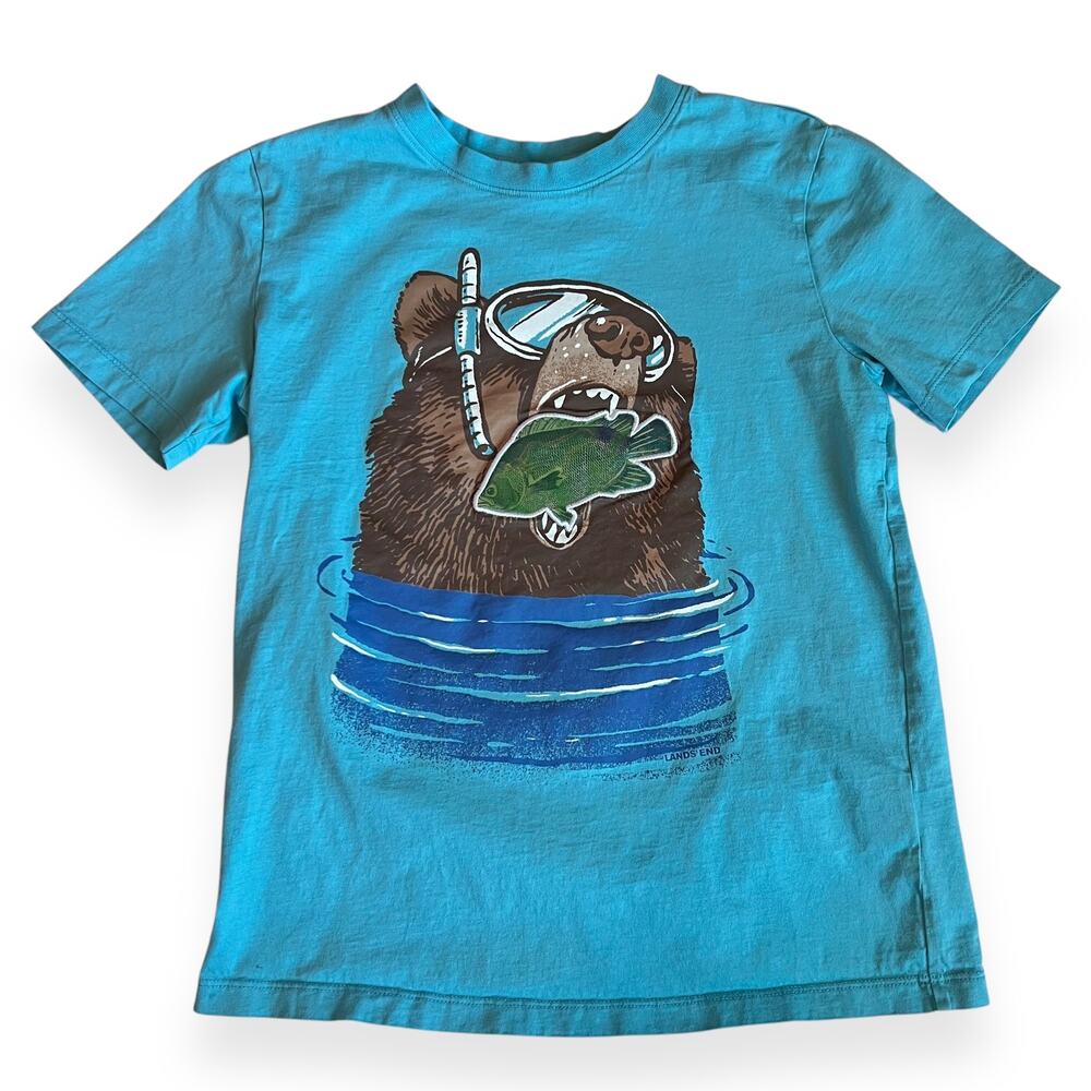 Lands End Fish Hunting Bear L 10-12